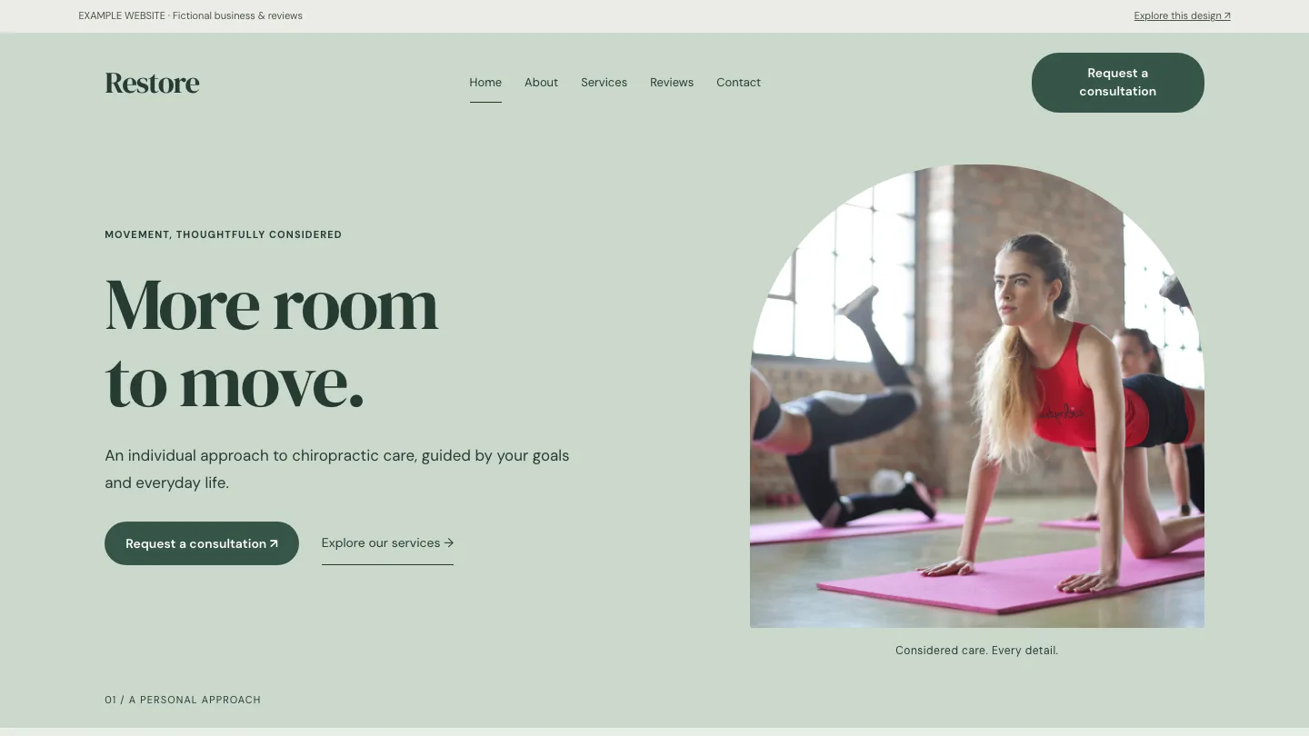 Restore desktop website preview